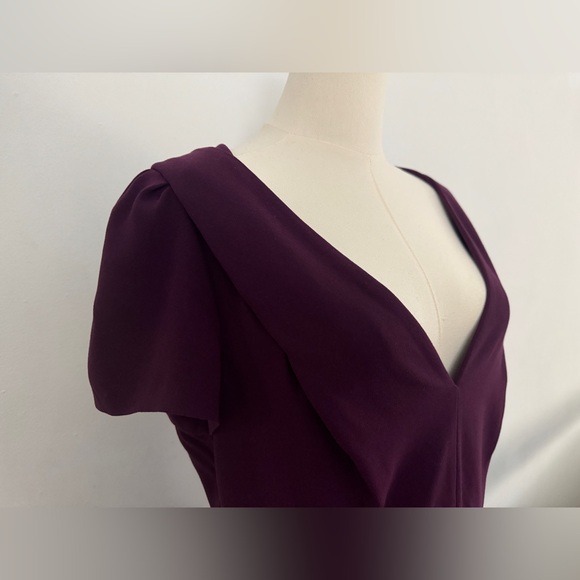 Prada Label Deep Purple Short Sleeve Dress Size 46 - Picture 4 of 16